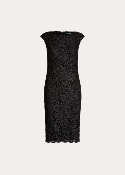 Women's Ralph Lauren Lace Cap-Sleeve Dresses | 452681KWU